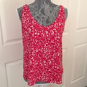 Pink and White LOFT Tank- XS